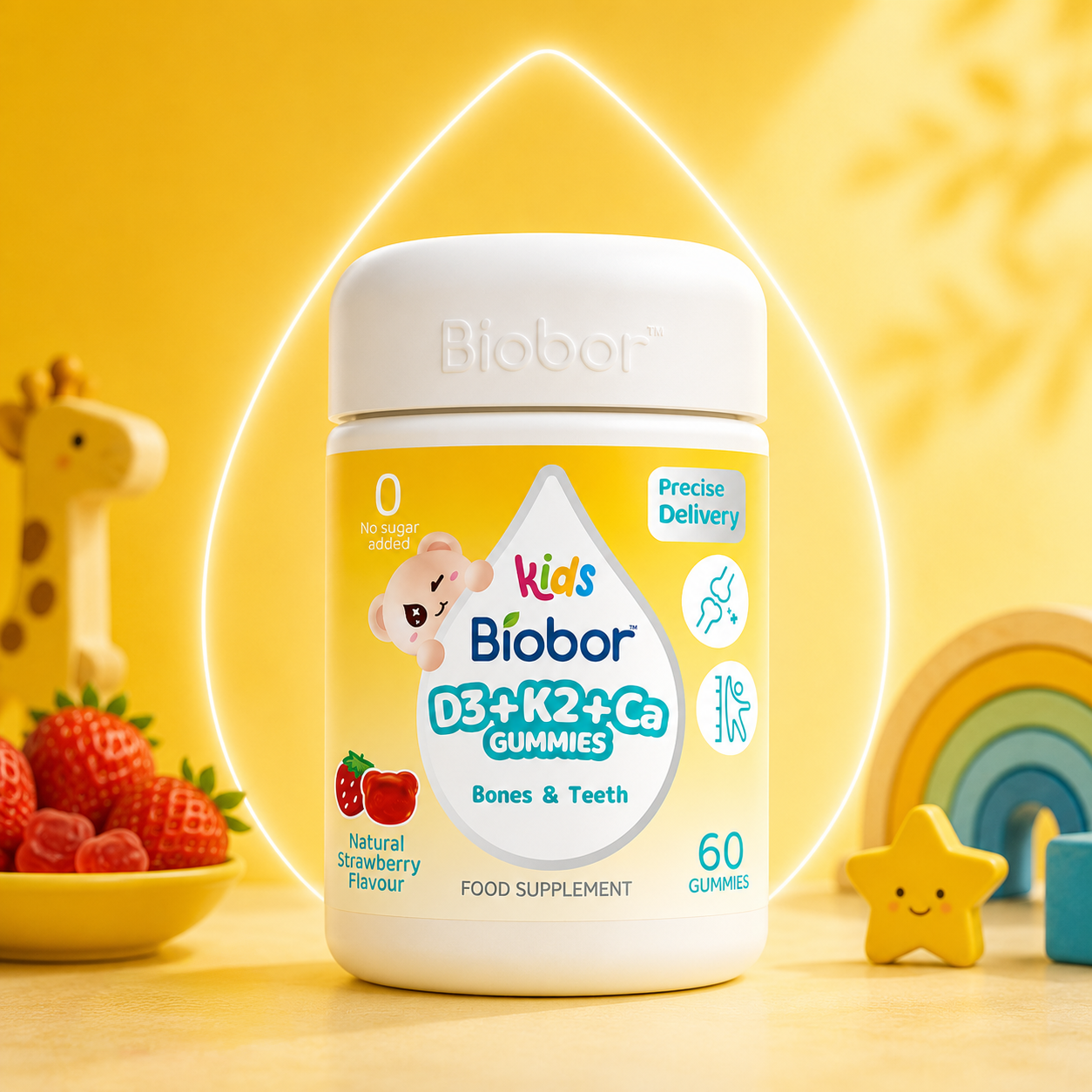 Biobor Kids D3+K2+Ca Gummy
